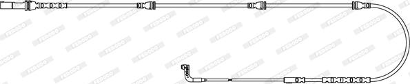 Ferodo FWI373 - Сигнализатор, износ тормозных колодок autospares.lv