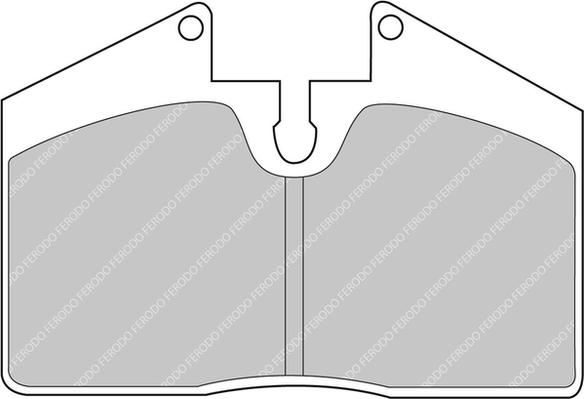 Ferodo Racing FCP451H - Тормозные колодки, дисковые, комплект autospares.lv