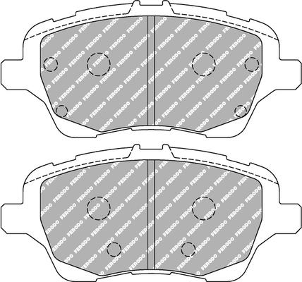 Ferodo Racing FCP4612H - Тормозные колодки, дисковые, комплект autospares.lv