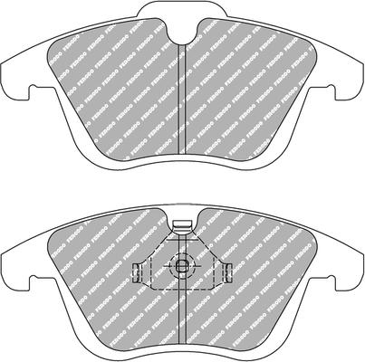 Ferodo Racing FCP4045H - Тормозные колодки, дисковые, комплект autospares.lv