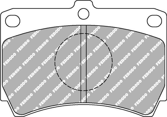 Ferodo Racing FCP487R - Тормозные колодки, дисковые, комплект autospares.lv