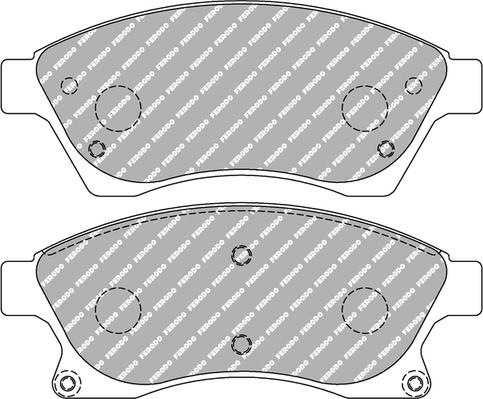 Ferodo Racing FCP4262W - Тормозные колодки, дисковые, комплект autospares.lv