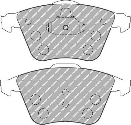 Ferodo Racing FCP4223H - Тормозные колодки, дисковые, комплект autospares.lv