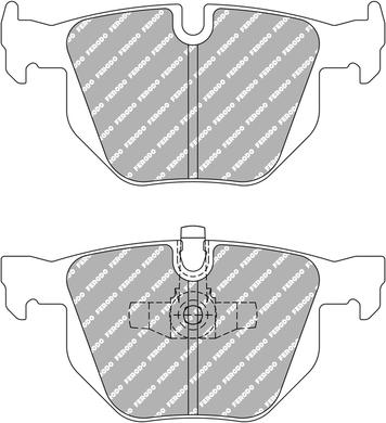 Ferodo Racing FCP1808H - Тормозные колодки, дисковые, комплект autospares.lv