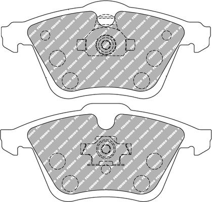 Ferodo Racing FCP1765H - Тормозные колодки, дисковые, комплект autospares.lv