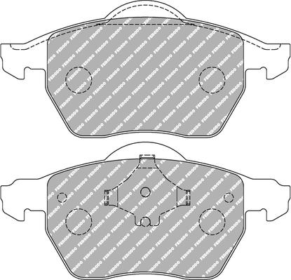 Ferodo Racing FCP1717H - Тормозные колодки, дисковые, комплект autospares.lv