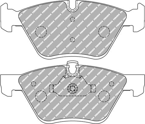 Ferodo Racing FCP1773H - Тормозные колодки, дисковые, комплект autospares.lv