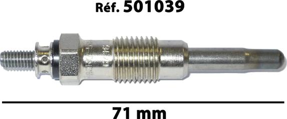 FERRON TOP02430007 - Свеча накаливания autospares.lv