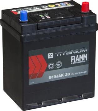 Fiamm B19JAK 38 - Стартерная аккумуляторная батарея, АКБ autospares.lv
