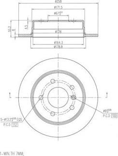 FI.BA FBD274 - Тормозной диск autospares.lv