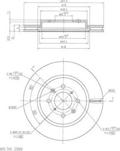 FI.BA FBD278 - Тормозной диск autospares.lv