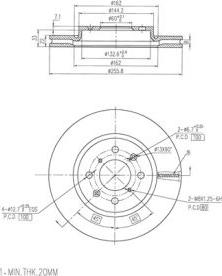 FI.BA FBD277 - Тормозной диск autospares.lv