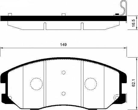 FI.BA FBP4193 - Тормозные колодки, дисковые, комплект autospares.lv