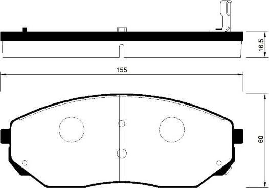 FI.BA FBP4159 - Тормозные колодки, дисковые, комплект autospares.lv