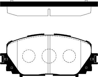 FI.BA FBP4344 - Тормозные колодки, дисковые, комплект autospares.lv