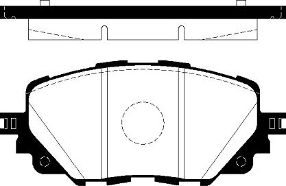 Red Line LVXL1916 - Тормозные колодки, дисковые, комплект autospares.lv