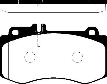 FI.BA FBP4379 - Тормозные колодки, дисковые, комплект autospares.lv