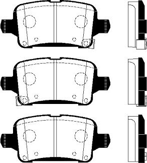 FI.BA FBP4378 - Тормозные колодки, дисковые, комплект autospares.lv