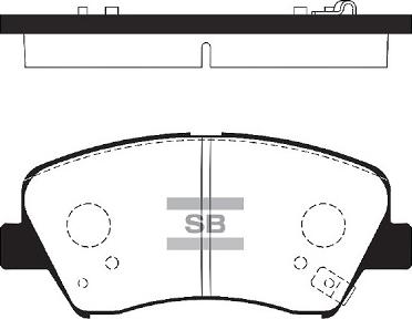 FI.BA FBP4249 - Тормозные колодки, дисковые, комплект autospares.lv