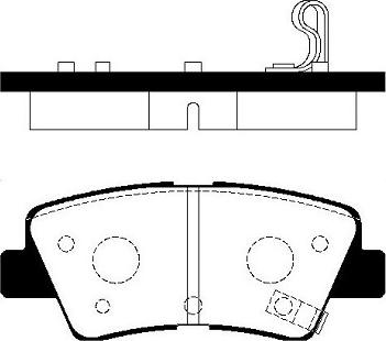 FI.BA FBP4282 - Тормозные колодки, дисковые, комплект autospares.lv