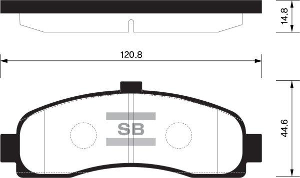 FI.BA FBP1586 - Тормозные колодки, дисковые, комплект autospares.lv