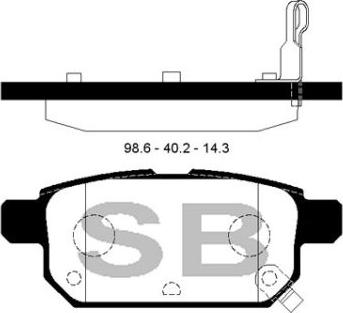 FI.BA FBP1634 - Тормозные колодки, дисковые, комплект autospares.lv