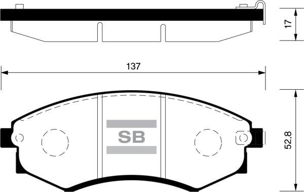 FI.BA FBP1048 - Тормозные колодки, дисковые, комплект autospares.lv