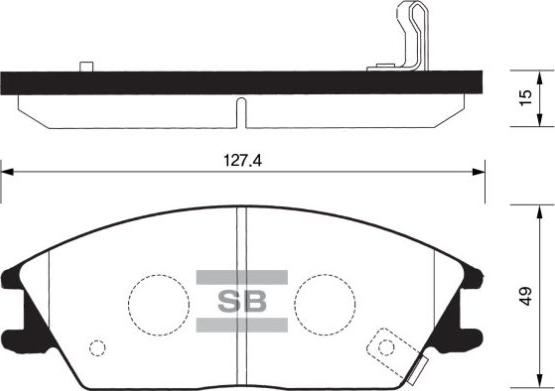 FI.BA FBP1047 - Тормозные колодки, дисковые, комплект autospares.lv