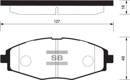 FI.BA FBP1086 - Тормозные колодки, дисковые, комплект autospares.lv