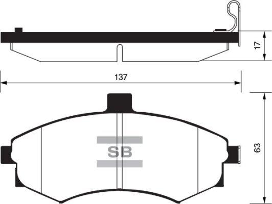 FI.BA FBP1152 - Тормозные колодки, дисковые, комплект autospares.lv