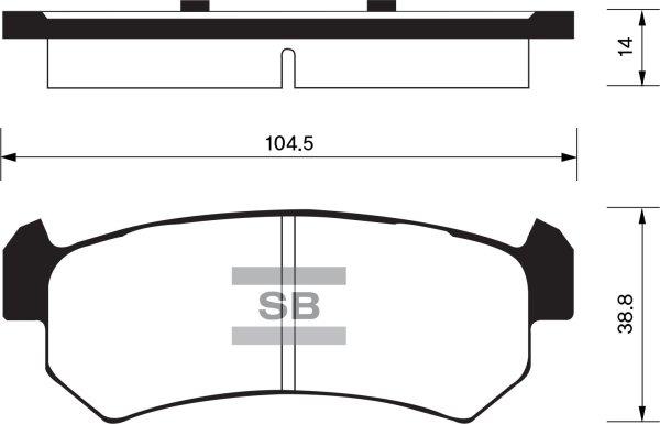 FI.BA FBP1160 - Тормозные колодки, дисковые, комплект autospares.lv