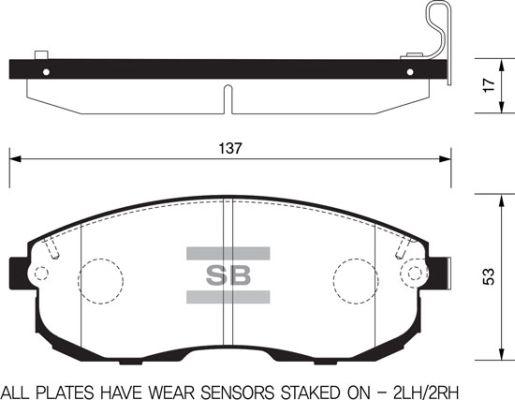 FI.BA FBP1107-FA - Тормозные колодки, дисковые, комплект autospares.lv