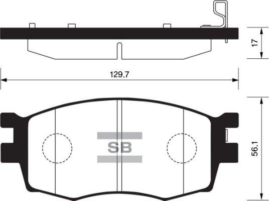 FI.BA FBP1186 - Тормозные колодки, дисковые, комплект autospares.lv