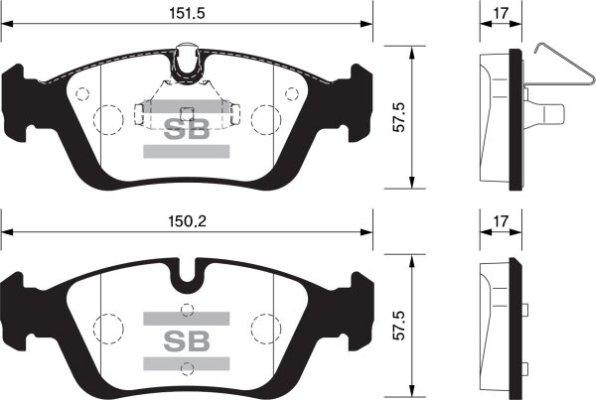 FI.BA FBP1388 - Тормозные колодки, дисковые, комплект autospares.lv