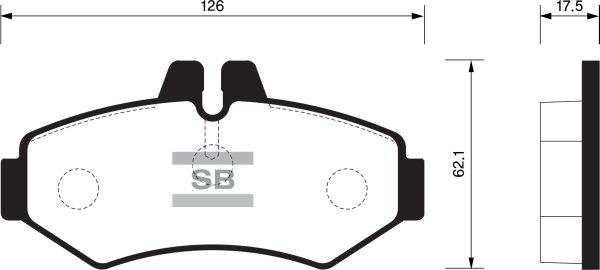 FI.BA FBP1278 - Тормозные колодки, дисковые, комплект autospares.lv