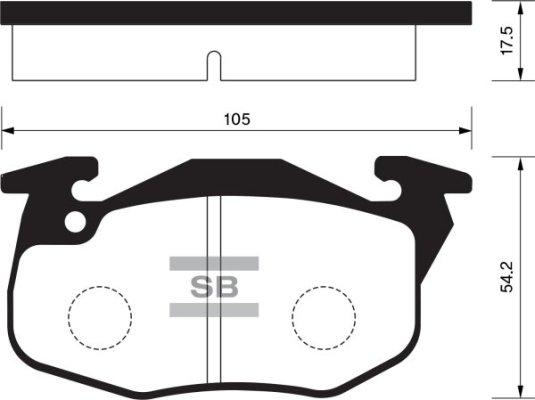 FI.BA FBP2003 - Тормозные колодки, дисковые, комплект autospares.lv