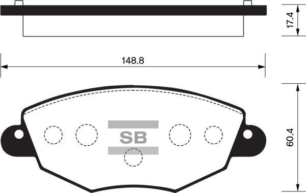 FI.BA FBP2030 - Тормозные колодки, дисковые, комплект autospares.lv