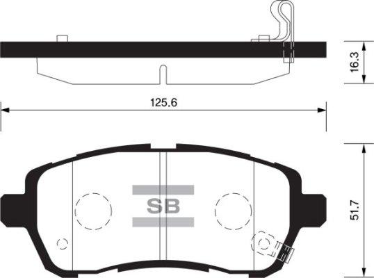 FI.BA FBP2113 - Тормозные колодки, дисковые, комплект autospares.lv