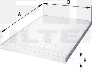 FIL Filter HC 7195 - Фильтр воздуха в салоне autospares.lv