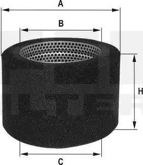 FIL Filter HP 4575 A - Воздушный фильтр, двигатель autospares.lv