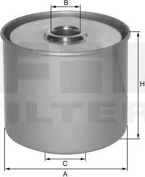 FIL Filter TF 1480 - Топливный фильтр autospares.lv