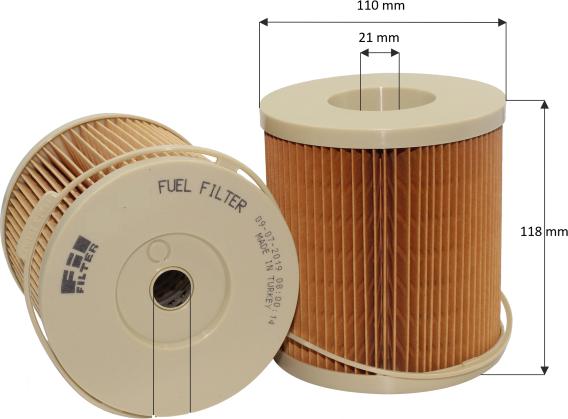 FIL Filter MFE 1414 MB - Топливный фильтр autospares.lv