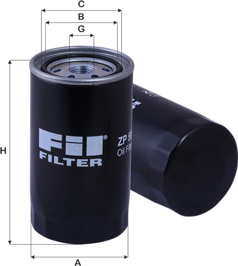 FIL Filter ZP 594 B - Масляный фильтр autospares.lv