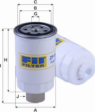 FIL Filter ZP 05 EF - Топливный фильтр autospares.lv