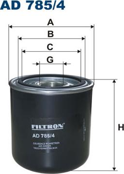 Filtron AD785/4 - Патрон осушителя воздуха, пневматическая система autospares.lv