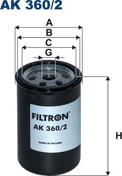 Filtron AK360/2 - Воздушный фильтр, двигатель autospares.lv