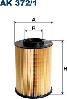 Filtron AK372/1 - Воздушный фильтр, двигатель autospares.lv