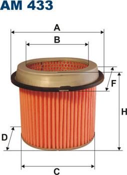 Filtron AM433 - Воздушный фильтр, двигатель autospares.lv