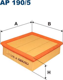 Filtron AP190/5 - Воздушный фильтр, двигатель autospares.lv
