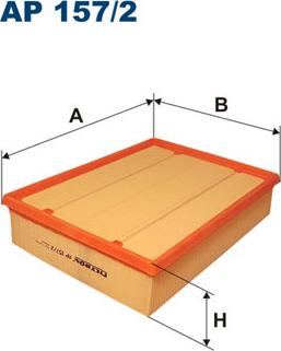 Filtron AP157/2 - Воздушный фильтр, двигатель autospares.lv